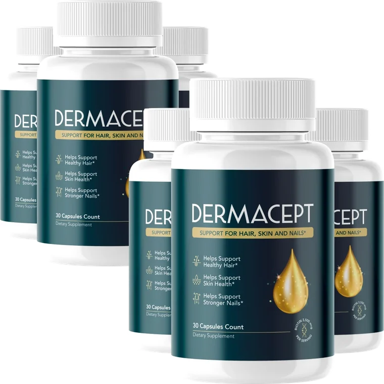 DermaCept 6 Bottles package